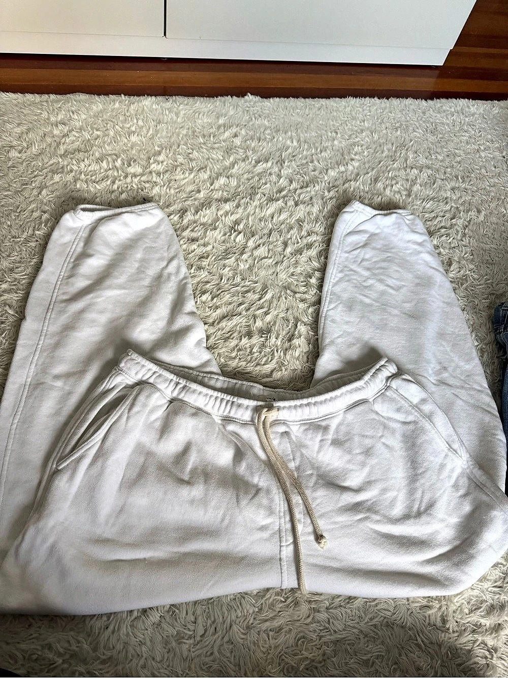 Aerie White jogger Size XL